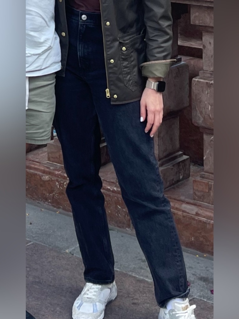 Abercrombie & Fitch Curve Love Black 90s Straight Ultra High-Rise Jeans